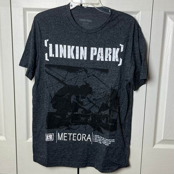 Linkin Park Shirt Dark Gray Mens Medium Meteora - Picture 1 of 5